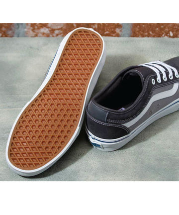 Vans Chukka Low Sidestripe Shoe - Ashphalt / Blue